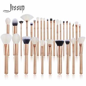 Quality Jessup T400 Pro Makeup Brushes Set 30pcs Rose Gold Color wholesale