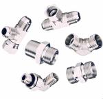 Silver Hexagon Head Type Reusable Hydraulic Hose Fittings for Stainless Steel