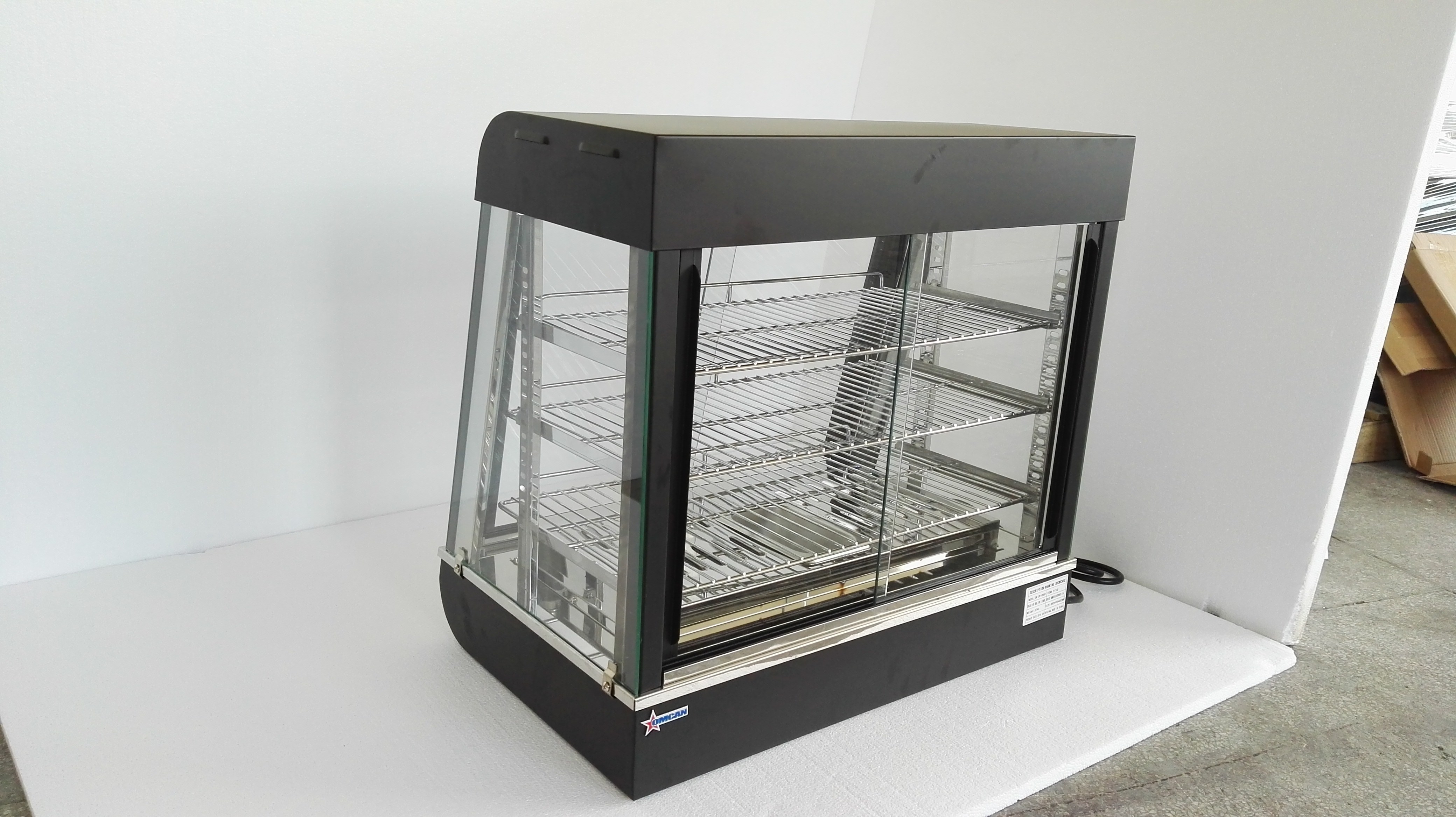 Electric Glass Door Food Warmer Holding Cabinet