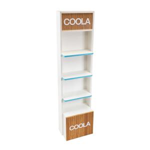 Quality POS Wooden Display Stand Suncare Products Freestanding Retail Display For Cosmetic Store wholesale