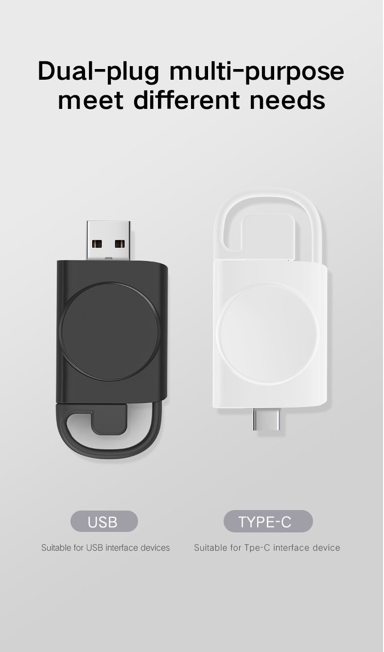 Apple Watch Wireless Magnetic Charger Lightweight 0.8 Ounces White Color 5V Input