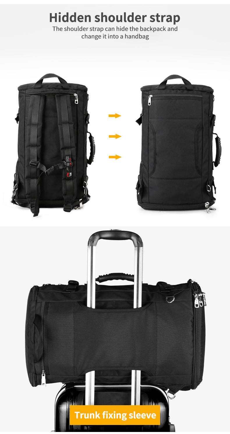Outdoor Hiking 36-57 Litre Super Large Backpack Waterproofing