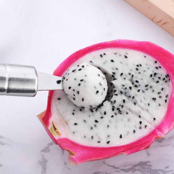 Modern Stainless Steel Watermelon Ball Scooper and Carving Knife Set for Home