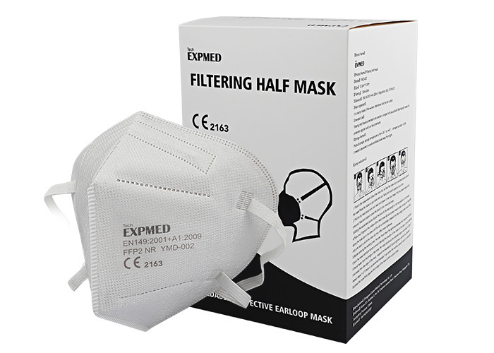 5 Layer FFP2 Face Mask Anti Bacteria For Factory Workshop