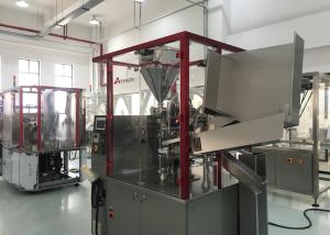 Quality High Accuracy Plastic Tube Filling Machine Tube Length 50-253mm PLC Control wholesale