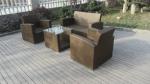 4pcs steel cane sofa