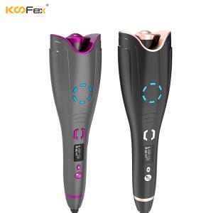 Quality LCD Display 1000W Electric Hair Curler Tangle Free Antiscalding Air Spin wholesale