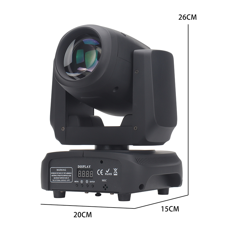 Dynamic Disco Party Club Bar DJ Show Performances 120W Beam Moving Head Lights with Dimmer Support