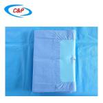 SMS Surgical Drapes Universal Extremity In Blue For Medical Protection