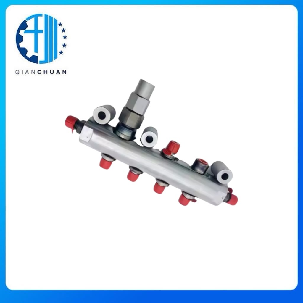 Fuel Common Rail 438-3416 For C6.4 Engine E320D Excavator Engine Parts