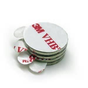 Quality N42 D12x2mm Ni-Cu-Ni coating Environmentally Friendly 3M VHB Adhesive Magnet wholesale