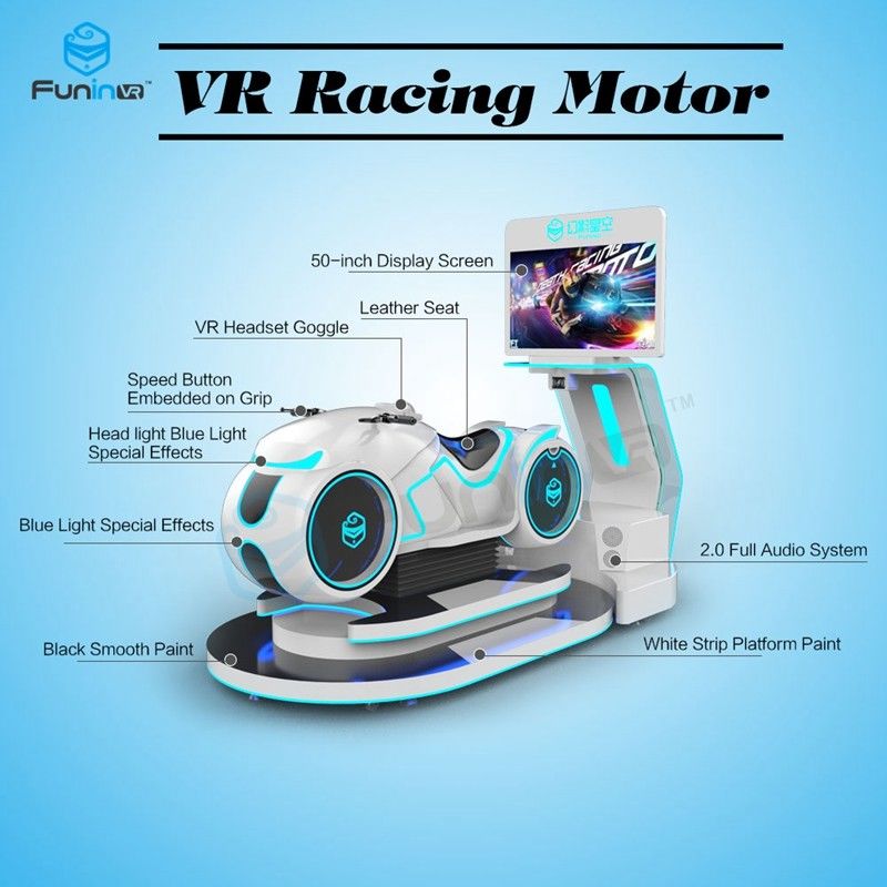 Theme Park 9D VR Simulator Virtual Reality Simulator Funny Racing Car Amusement Rides