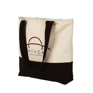 Quality 14oz Reusable Organic Cotton Canvas Tote Bags Standard Size Customized Logo wholesale