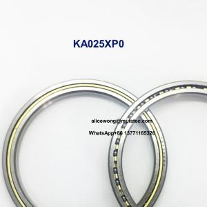 Quality KA025XP0 Thin Section Bearings 63.5x76.2x6.35mm P0 Precision Brass Cage Ball Bearings wholesale