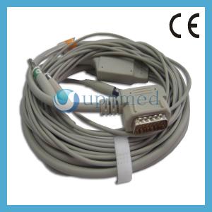 Quality Kanz PC-1049 10 Lead EKG cable,Banana 4.0 wholesale