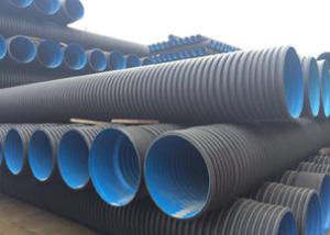 Quality DN160 8 Inch Double Wall Corrugated Hdpe Drain Pipe wholesale