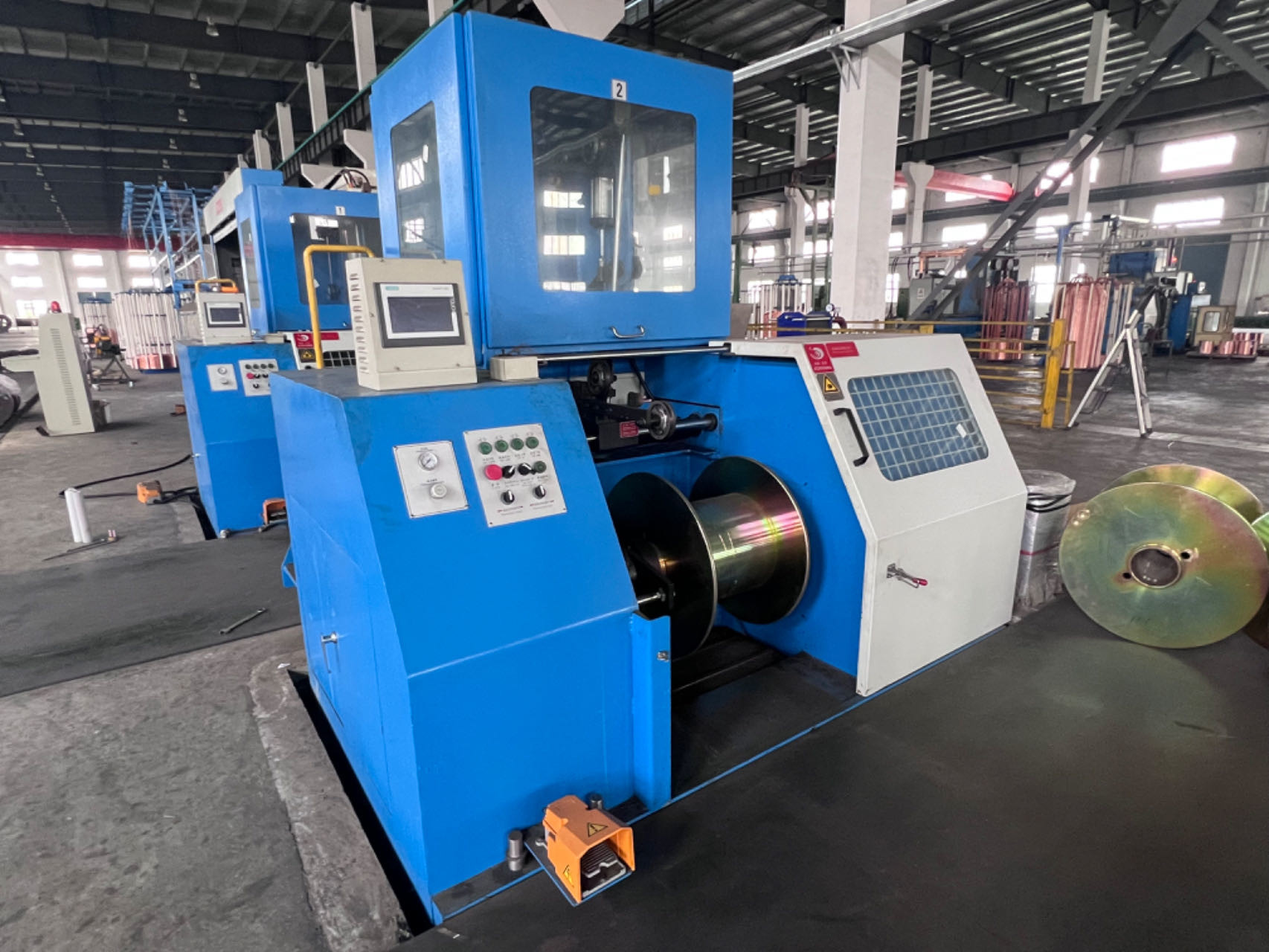High Speed Copper Wire Bunching Machine With Automatic Tension Control