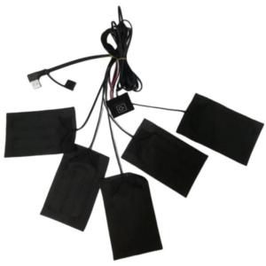 Quality Blanket Clothes Heating Pads 5pcs Each 7x11cm 5 In One 5V USB Heat Pad For Vest wholesale