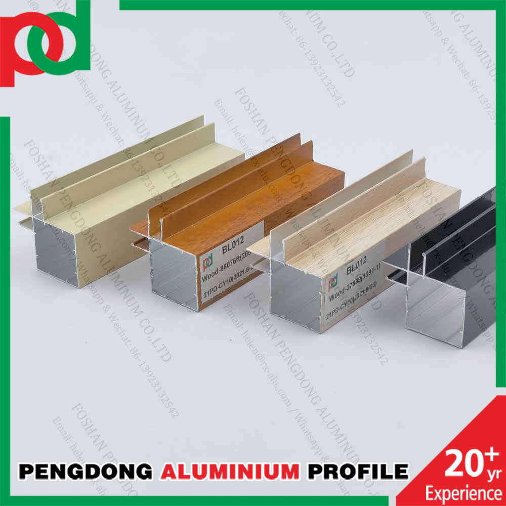 Professional Manufacturer Glossy Silver Polishing Aluminium Kitchen Cabinet Profiles