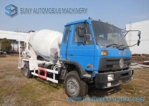 Quality Dongfeng 153 Blue Cab 6 Wheeler 6 M3 Concrete Mixer Truck Cummins Engine wholesale