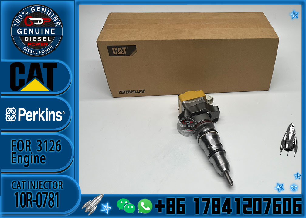 Construction Machinery Parts Diesel Engine Injector 10R-0781 222-5966 173-9379 For 3126B 3126E CAT Diesel Engine Injecto