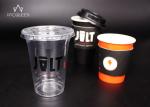 Food Safety Custom Disposable Paper Cups Heat Proof Branded Cup Sleeves