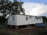 Sandwich Panel White Foldable Emergency Shelter/ Steel Frame Foldable House
