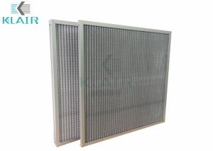 Quality Aluminum Metal Mesh Pleated Air Filters Washable For Kitchen Hood wholesale