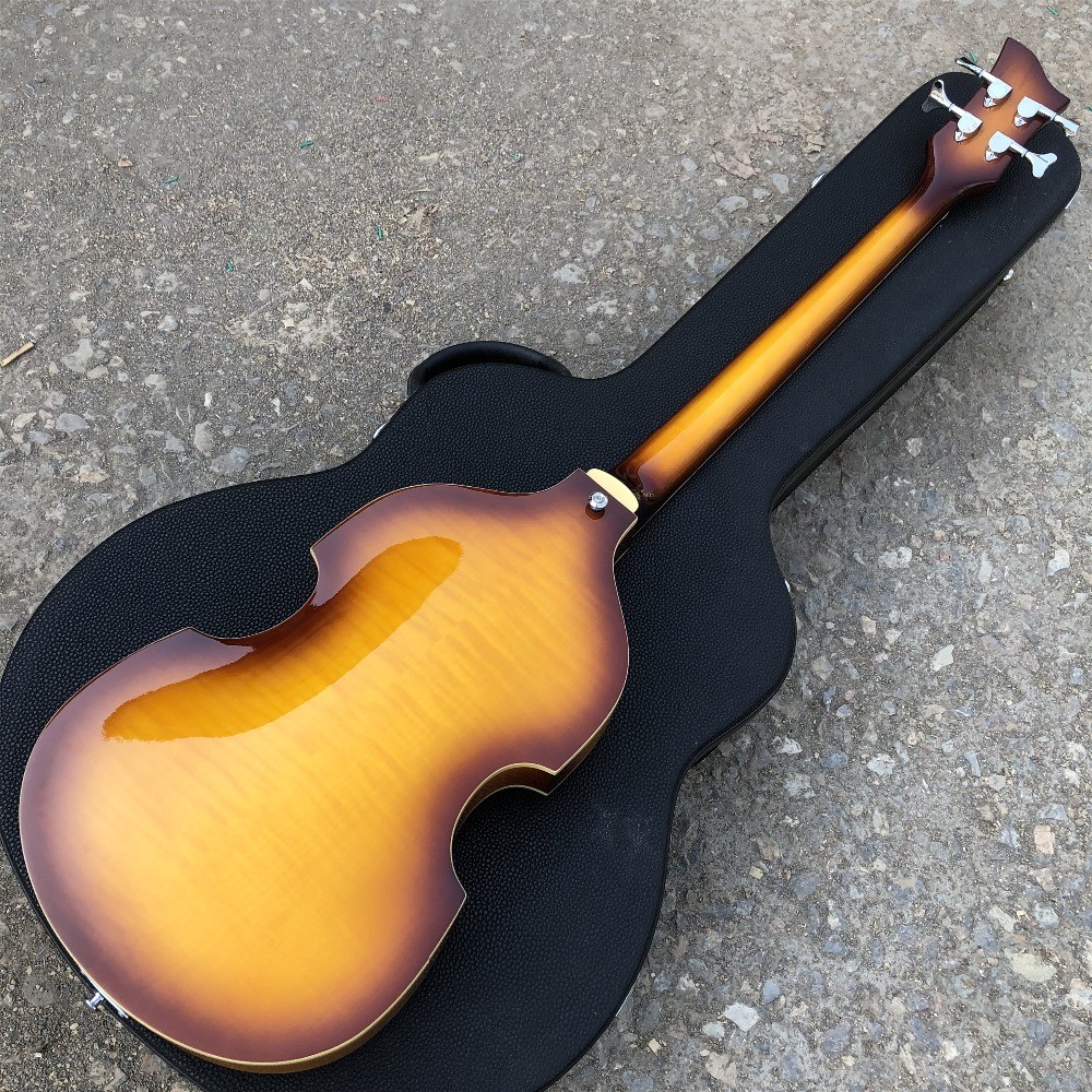 Vintage CT Violin BB-2 Icon Series Hofnes 4 Strings Bass Guitar in Sunburst