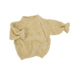 Speckled Long Sleeve Chunky Knit Sweater 100% Cotton Kids Cosy Knit Wear