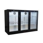 220W Triple Glass door Commercial Fridge Freezer 220V 50Hz Fan Cooling