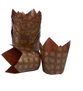 Quality Disposable Colorful Cake Baking Tulip Paper Cups For Party wholesale