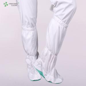 Quality Anti static ESD cleanroom PVC safety booties boots with soft sole wholesale