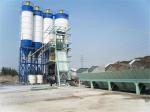 Horizontal Twin Shaft Mixer Batching Plant Low Noise For Construction Site