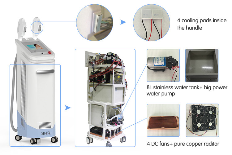 Big Discount!!! CE / FDA beauty multifunctional 3 in 1 SHR+Elight+IPL hair removal ,skin rejuvenation machine