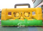 Yellow Outdoor Sports Inflatable Obstacle Course For Kids And Adults