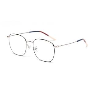 Quality Metal Frame Men Women Oversize Plain Lens Glasses Myopia Optical Eye Glasses wholesale