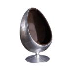 Nordic mid century leather living room furniture lounge sofa ball chair Aviator