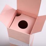innovative bottle neck holder single champagne wine bottle box