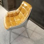 luxury Antique Aviator Furniture Restaurant chair American Loft aluminum button