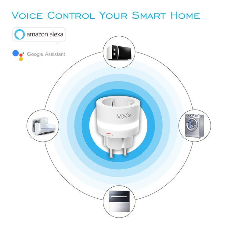 FCC approval Alexa wifi smart plug 10A EU standard work with Amazon Alexa Google Home
