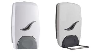 Quality 1000ml Hospital Hand Disinfectant Dispenser / Plastic Elbow Hand Sanitizer Dispenser wholesale