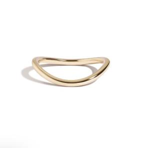 Quality Elegant 18K Gold Plated Wedding Nova Band Stainless Steel Rings for Girls wholesale