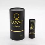Custom Gold Stamping Logo Cosmetic Paper Tube Packaging For Perfume Candle