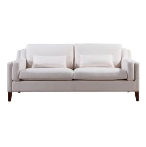 Quality Customized SGS White Small 2 Seater Fabric Sofa Defaico Furniture wholesale