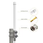 LMR200/LMR400 High Gain Fiberglass Antenna for 868MHz/915MHz Outdoor Helium
