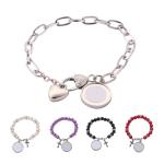 Personalized Sublimation Angel Wings Bracelet With Printable Metal Insert