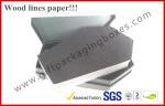 Customized Wood Paper Apparel Gift Boxes , Jewellery Package With Metal Lock