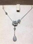 Piaget full diamonds necklace of 18kt gold with white gold
