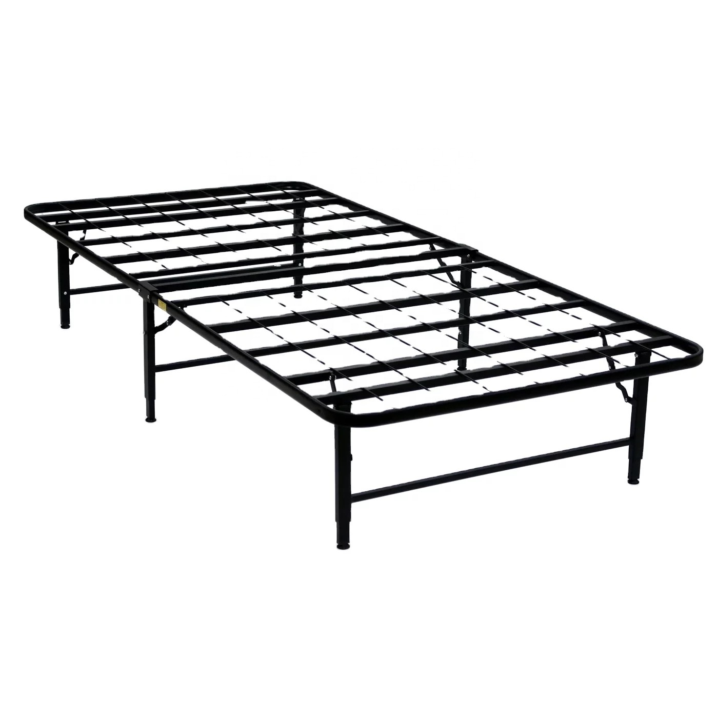 Bedroom Furniture Smart Base Metal Platform Bed Frame with Folding Advantage and Design